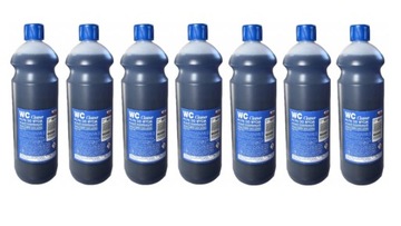 9 X WC CLEANER MOCNY PŁYN DO MUSZLI KLOZETOWYCH 1L