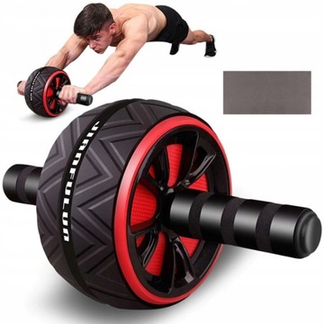 Kółko do ćwiczeń mięśni brzucha ab wheel GRATIS mata brzuch Body Build CORE