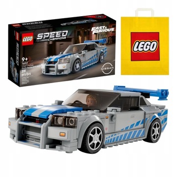 LEGO Speed Champions 76917 Nissan Skyline GT-R (R34) Klocki Prezent + Torba