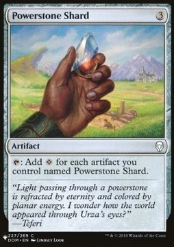 MTG LTR The List Powerstone Shard