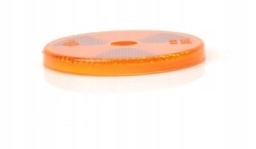 Желтый отражатель с монтажным отверстием fi60.