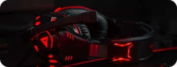 Игровые наушники Modecom Volcano MC-832 Ghost 7.1 со светодиодной подсветкой