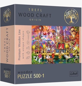 Puzzle drewniane TREFL 500+1 Magiczny świat