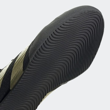 Мужские боксерские кроссовки Adidas BOX HOG 4 черные | 40
