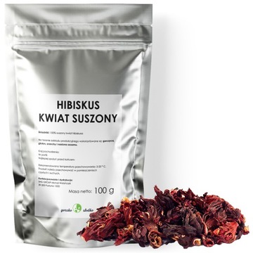 ЧАЙ ГИБИСКУС сушеный цветок гибискуса 100г