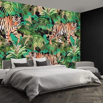 Флизелиновые обои Tiger Jungle 208x146