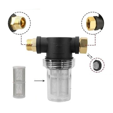 УСТАНОВКА ФИЛЬТР ТОНКОЙ ВОДЫ ДЛЯ САДОВОЙ ВОДЫ, ШЛАНГИ МОЕЧНОЙ ВОДЫ 3/4