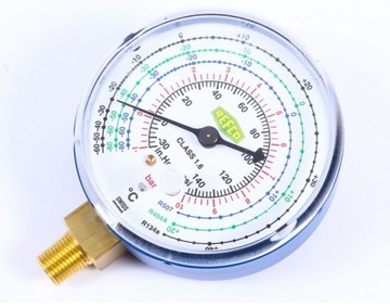 Manometr niskiego ciśnienia REFCO M2-250-DS-R134a (404a,R507,R134a)