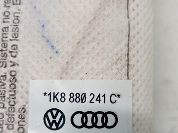LEVÝ ULOŽENÍ AIRBAG SEDADLA VW PASSAT CC 1K8880241C