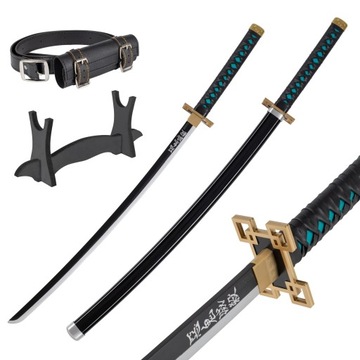 MIECZ KATANA DEMON SLAYER TOKITOU MUICHIROU'S DREWNIANY COSPLAY JT10655