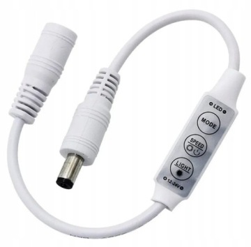 Sterownik Ściemniacz Do Taśmy LED 6A 72W 12V 24V MONO Dotykowy Ściemnianie
