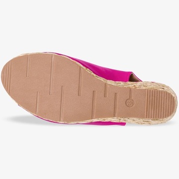 SANDAŁY DAMSKIE ESPADRYLE NA KOTURNIE WYGODNE r 39