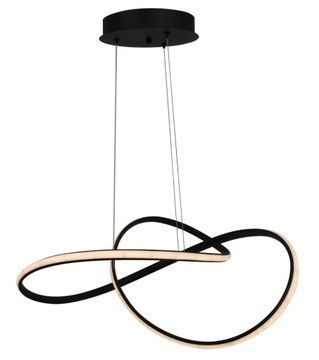 LAMPA WISZĄCA RING PLAFON okrąg żyrandol LED PILOT WSTĘGA