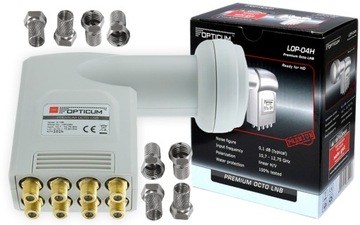 Konwerter OPTICUM OCTO PREMIUM, 8 wyjść, 1 sat. 8 tunerów, MultiRoom.