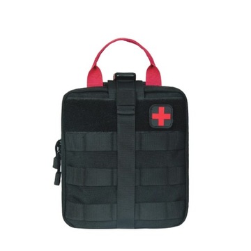 Medical First Aid Kit Pouch Patch Bag Survival IFAK Bag Case Hook Loop
