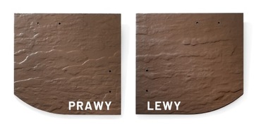 Struktonit Płytka Łupek 30x30 Prawy Lewy BRĄZ