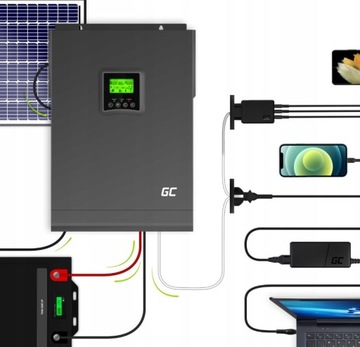 Солнечный инвертор Солнечный инвертор с отключенной сетью MPPT 1000 Вт 12 В GC