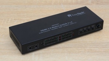 FEINTECH VMS02400 HDMI-ПЕРЕКЛЮЧАТЕЛЬ-СПЛИТТЕР, ЧЕРНЫЙ
