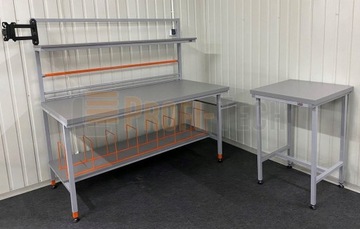 Stanowisko do pakowania wzmocniony blat + stolik