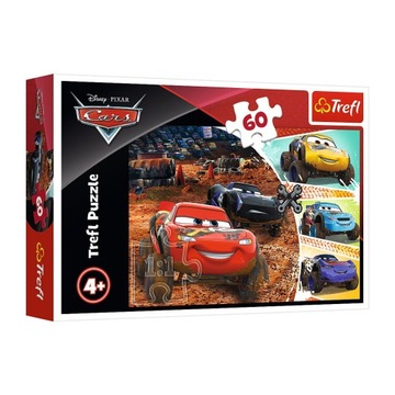 AUTA ZYGZAK MCQUEEN Trefl Puzzle 60 EL 17327