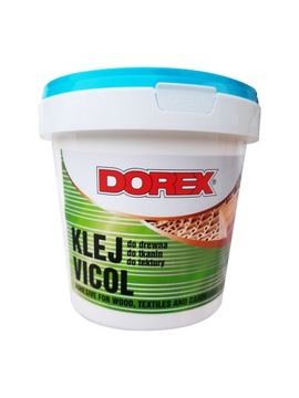 DOREX KLEJ VICOL WIKOL DO DREWNA TKANINY TEKTURA 1KG
