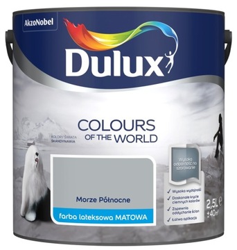 FARBA DULUX KOLORY ŚWIATA- Morze Północne, 2.5l