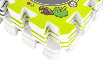 КОВРИК ИЗ ПЕНЫ ROAD PUZZLE 90x90 ТОЛЩИНОЙ 1 СМ, ковер из ЭВА СЕЙФ МАТАДИ