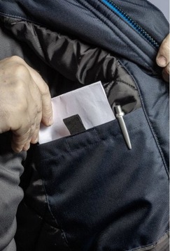 Работа на зимней куртке -с водонепроницаемым капюшоном