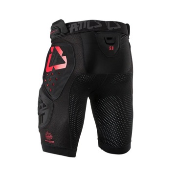 МОТОШОРТЫ С ЗАЩИТОЙ LEATT IMPACT SHORTS 3DF 5.0 ЧЕРНЫЕ XL