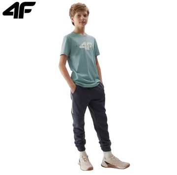 ФУТБОЛКА ДЛЯ МАЛЬЧИКОВ 4F ДЕТСКАЯ ФУТБОЛКА M1113 ХЛОПОК BASIC SPORTS 140