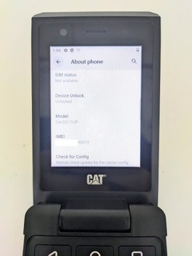 Смартфон-раскладушка CAT S22 2/16 ГБ, черный SG258