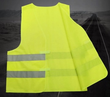 ПРЕДУПРЕЖДАЮЩИЙ ЖЕЛТЫЙ СВЕТООТРАЖАЮЩИЙ ЖИЛЕТ