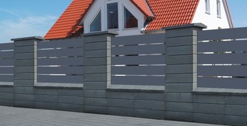 Блок для забора, блок 55х25х15, песок