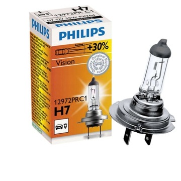 PHILIPS ŻARÓWKA VISION H7 12V 55W PREMIUM +30%
