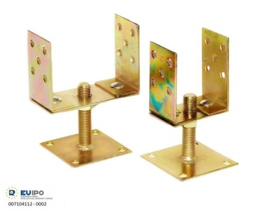 Podstawa słupa ze stopką regulowana 3D do 160mm