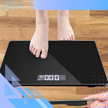 ВЕСЫ ДЛЯ ВАННОЙ ЭЛЕКТРОННЫЕ СТЕКЛЯННЫЕ СВЕТОДИОДНЫЕ SLIM ТОЧНОСТЬ 180 КГ + БАТАРЕИ