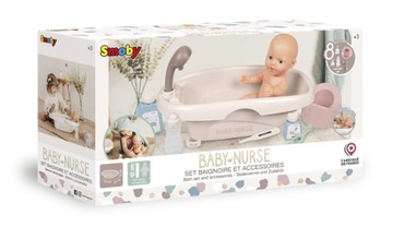 SMOBY ДЕТСКАЯ ВАННО-ДУШЕВАЯ ДЛЯ КУКЛЫ BABY NURSE 8 AKC