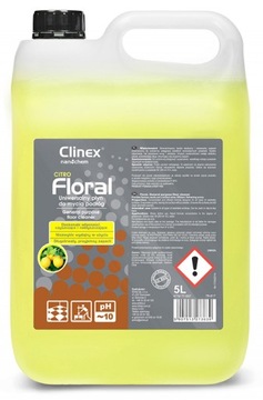 Płyn do mycia podłogi posadzki Clinex Floral 5L