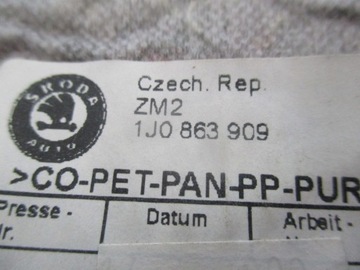 WYGŁUSZENIE PODSZYBIA OCTAVIA GOLF 4 1J0863909