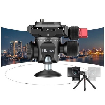 МИНИ-ШАРОВАЯ ГОЛОВКА ULANZI U-120 С БЫСТРОРАЗЪЕМНЫМ СОЕДИНЕНИЕМ 1/4''