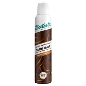 Сухой шампунь Batiste для брюнеток с темными волосами.