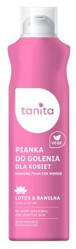 TANITA Pianka do golenia dla kobiet lotos i bawełna 200 ml