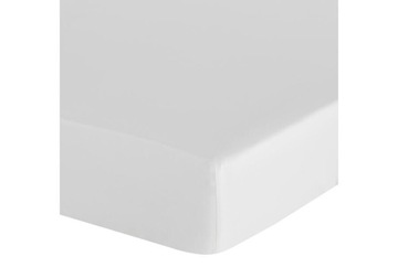 Prześcieradło z gumką Basic 180x200 cm + 30 cm białe EUROFIRANY