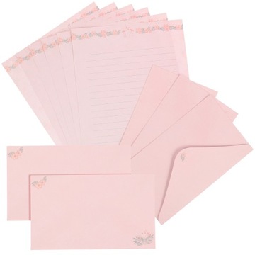 5 ZESTAWÓW KOPERTOWYCH PAPIERÓW LISTOWYCH PAPIERY LISTOWE VINTAGE