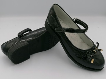 ЭЛЕГАНТНЫЕ ЧЕРНЫЕ БАЛЕТКИ, размер 35/21,7 см