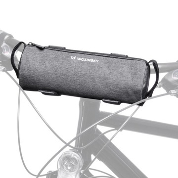 WOZINSKY TORBA ROWEROWA TERMICZNA SASZETKA NA KIEROWNICĘ RAMĘ 0.7L