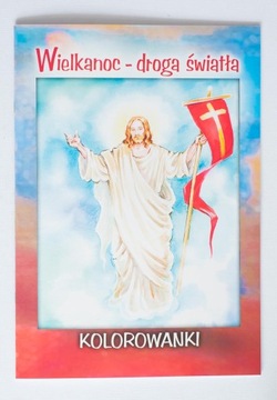 Kolorowanka Wielkanoc Droga Światła zeszyt A4