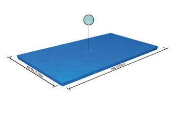 BESTWAY ПОКРЫТИЕ 304x205 см ТАРПЕТ ДЛЯ БАССЕЙНА 300X200 см