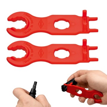 Zestaw Klucze do Złącz Typu MC4 Konektorów Solarnych 2szt KNIPEX 97 49 66 2