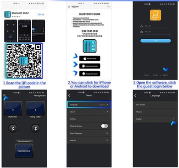 ANENG AN9002PRO MAX Bluetooth цифровой мультиметр